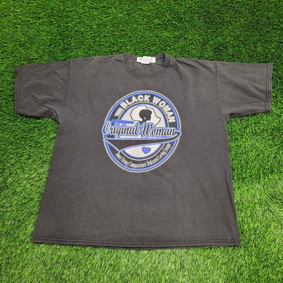 VTG 90s Black History Marcus Garvey T-Shirt 2XL Afrocentric Empowerment - Picture 1 of 16